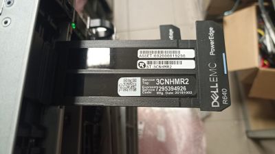 Dell R640 1U 8SFF 2PSU, 2x Xeon Gold 6138 - 3CNHMR2