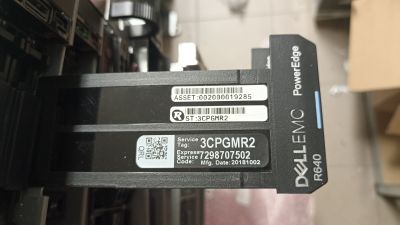 Dell R640 1U 8SFF 2PSU, 2x Xeon Gold 6138 - 3CPGMR2