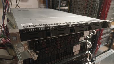 HP ProLiant DL360 Gen9 1U 4LFF 1PSU, 2x E5-2620v4, 16GB RAM, 4x 3TB SAS - MXQ63703V4