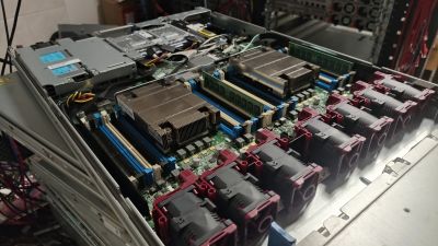 HP ProLiant DL360 Gen9 1U 4LFF 1PSU, 1x E5-2630Lv3, 8GB RAM, 2x 750GB SATA - MXQ6370454