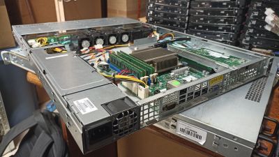 Supermicro 1U 4LFF 1PSU, X10SL7-F, E3-1220v3, 32GB RAM