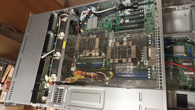 Supermicro 2U 8LFF 2PSU, X11DPi-N, 2x Xeon Gold 6138, 32GB RAM